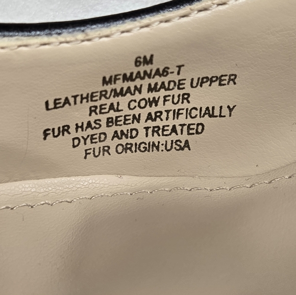 Marc Fisher Fall Trend Cow Hair Pointed Toe Block Heel Size 6.5M - Picture 8 of 8